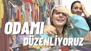 DAĞILAN GİYİNME ODAMI DÜZENLİYORUZ | ANNEM ÇILDIRDI 🫠 #roomdesign