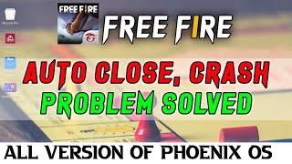 How to fix free fire crash in phoenix os | Phoenix os free fire auto quit, Auto close, auto back fix