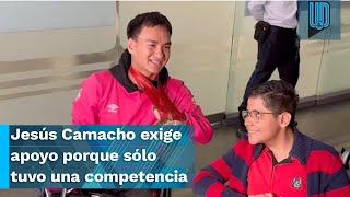 Ángel de Jesús Camacho también pide apoyo porque sólo tuvo una competencia de preparación