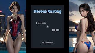 【AI & Art Reina&Kasumi 麗奈と香澄】Heros Resting