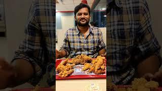 KFC Bucket Chicken Eating Challenge |Popcorn Chicken Biryani,Hot Wings #shorts