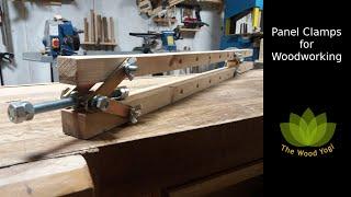 DIY Duel Action Double Bar Scissor Panel Clamps for Woodworking - Handmade Tool