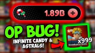 MEGA OP Bug in Anime Champions INFINITE ASTRALS & Candy!