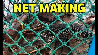 How To Make A Fishing Net - How to tie and repair a basic net for fishing