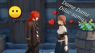 Donna "Dame Dame Diluc-sama" [ Genshin Impact ]