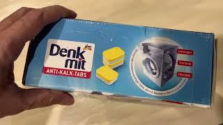 {How to] Denkmit tablet for cleaning with the washing machine ใช้ไงอะ? เดงมิท ก้อนล้างเครื่องซักผ้า