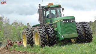 1980's 4WD TRACTORS Working on Fall Tillage