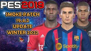 PES 2019 update smoke patch 19.4.2 winter season 2022