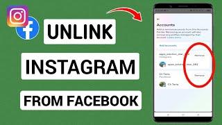 How To Unlink Instagram From Facebook - Full Guide