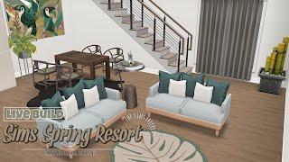 SIMS SPRING RESORT (LIVE BUILD) | The Sims Freeplay | Floor Plan | Simspirational Designs