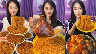 ASMR MUKBANG EATING TOO MUCH NOODLES 안녕하세요 평소 중국 음식을 좋아하고 관심있는 사람입니다