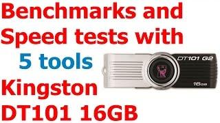 redigitt #109 Kingston DataTraveler 101 DT101 16GB Benchmarks and Speed tests with 5 tools