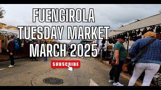 Fuengirola Tuesday Market March 2025, Malaga Andalucia