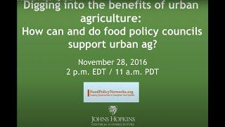 Digging into the benefits of urban agriculture