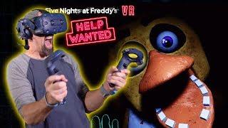 FNAF IN VR IS SO SCARY!! | Five Nights At Freddy's VR: Help Wanted