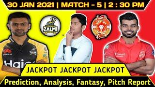 PSL 2022 ! Match No.  5 Prediction ! Peshawar Zalmi vs Islamabad United ! Today Match Prediction