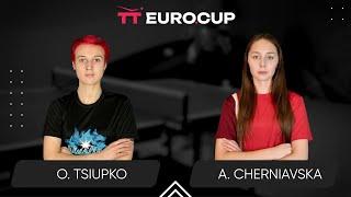 18:35 Oleksandra Tsiupko - Alina Cherniavska 12.03.2025 TT Euro.Cup Women Ukraine Star. TABLE 3