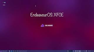 EndeavourOS XFCE First Impression [gorgeous]