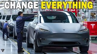 It Happened! Elon Musk LEAKED New Tesla Model Y Juniper 2025 Production Change, M3P Battery Shocked!