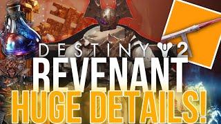 NEW REVENANT DETAILS! LEAKS, TEASERS, STORY NEWS & MORE! Destiny 2: Final Shape