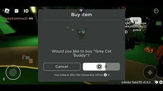 Sniping Grey Cat Buddy FREE UGC