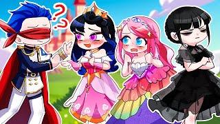 Wednesday, Anna, Lisa - Alex Chose Princess | Gacha Club | Ppg x Rrb Gacha Life