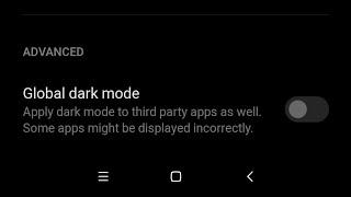 global dark mode miui 11 Redmi note 7 pro