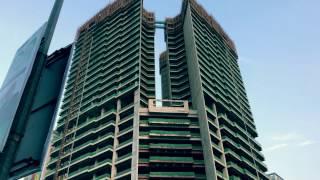 [4K]Gold Tower 42 First Skyscraper in Cambodia 2017