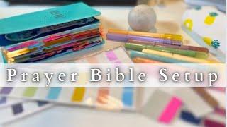 Prayer Bible Setup | Bible Study Planning Series