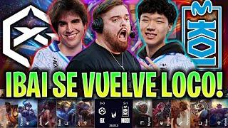 IBAI SE VUELVE LOCO CON KOI!EL CASTEO MÁS ÉPICO! - GX vs KOI LEC 2025 ESPAÑOL KNEKRO COSTREAM