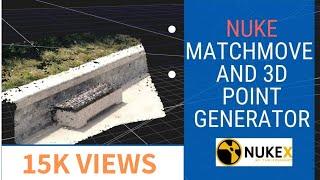 Nuke Matchmove and 3D Point Generator Tutorial