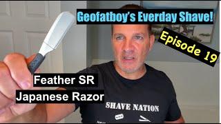 Geofatboy's Everyday Shave #19 Feather SR Japanese Straight Razor