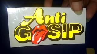 Anti gosip,,,cara buat stiker cuting