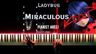 Miraculous Ladybug - Theme song piano cover & tutorial