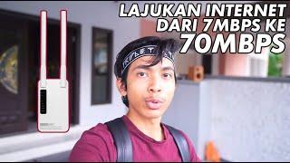 VLOG: Cara nak lajukan internet dari 7mbps ke 70 mbps ?!