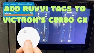 How to add Ruvvi tags to Victron's Cerbo GX with the 50 or 70 touch screen. Van life upgrades.