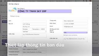 Hướng dẫn sử dụng ERP - Bắt đầu với Phân hệ Kế toán tài chính