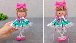 Fabric doll without a sewing machine - even a beginner can do it!