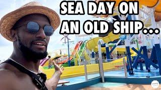 Exploring The Oldest Cruise Ship For Carnival Cruise | Giving Away A FREE CRUISE