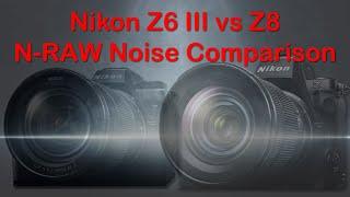 Nikon Z6 III vs Z8: N-RAW Video Noise Comparison