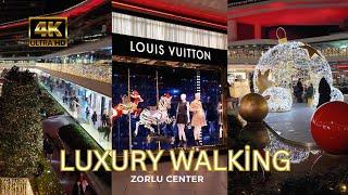 "Magical Christmas Walk in Istanbul's Luxury Zorlu Center!"