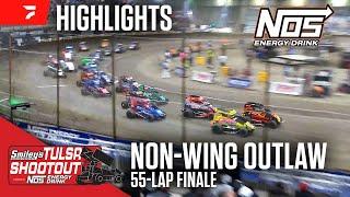 Legendary Race Between Christopher Bell And Kyle Larson | 2025 Tulsa Shootout Non-Wing Outlaw