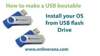 how to make a usb bootable