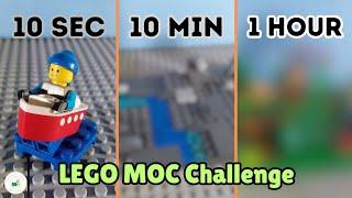 10 Seconds Vs 1 Hour LEGO MOCS