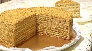 Домашний МЕДОВИК со сметанным кремом/Homemade Honey Cake