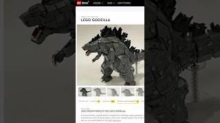 why LEGO will NEVER make a GODZILLA set  #shorts #godzilla #lego #monsterverse #kaiju #toys