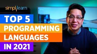 Top 5 Programming Languages In 2021| Best Programming Languages To Learn In 2021 | Simplilearn
