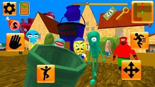 Plankton Gang Secret Sponge's Neighbor Escape 3D | Gameplay #13