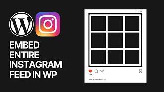 How To Embed Your Entire Instagram Feed In Your WordPress Website for Free?