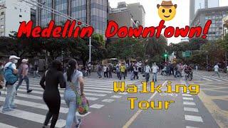 Medellin Colombia downtown tour La Playa Avenue, Botero Square, Berrio Park